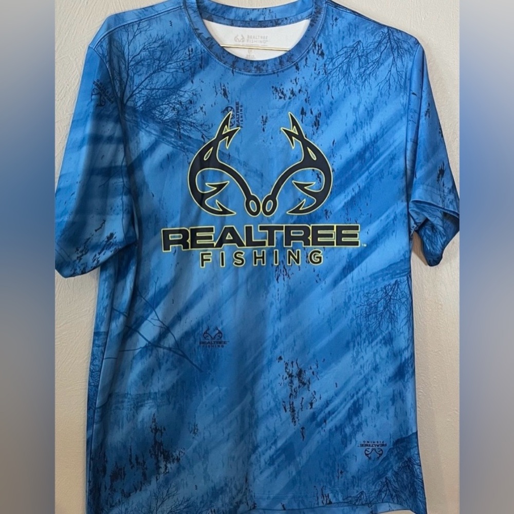 Realtree Blue Camo Short Sleeve Tee